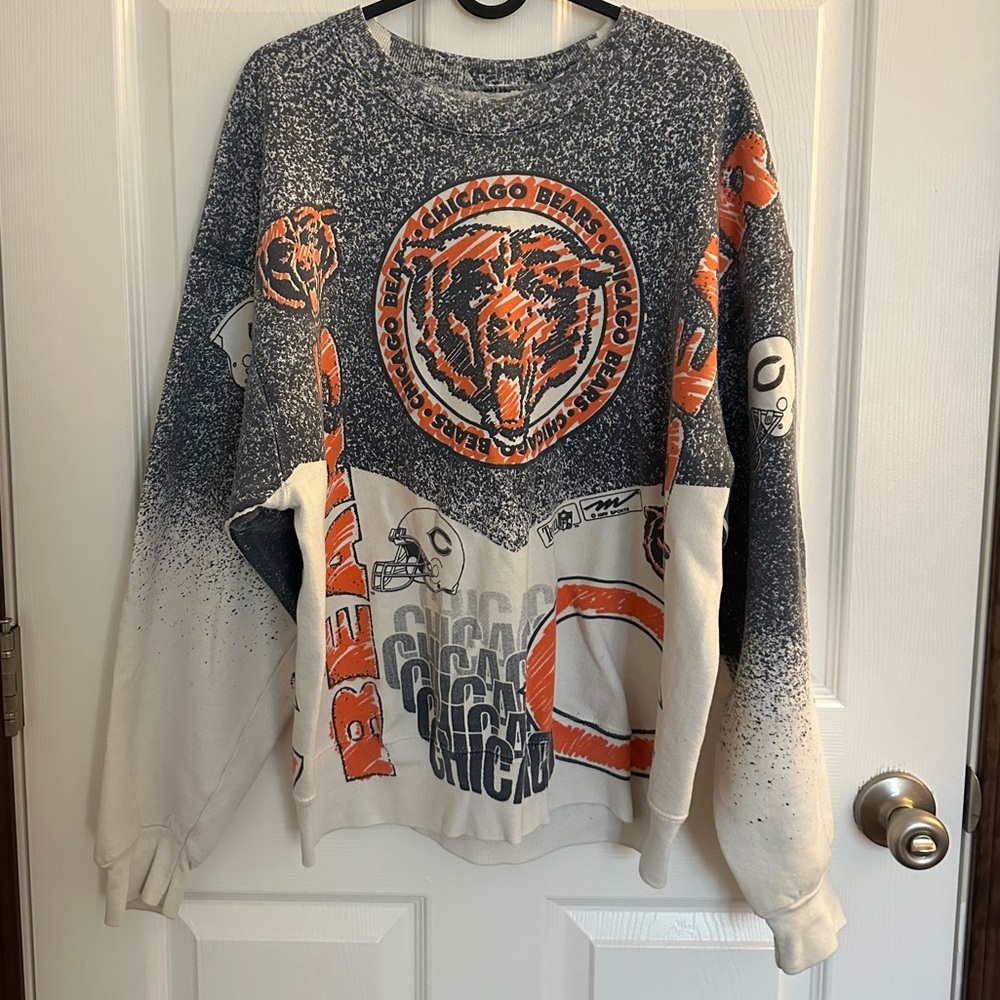 Oversized vintage Chicago Bears Crewneck